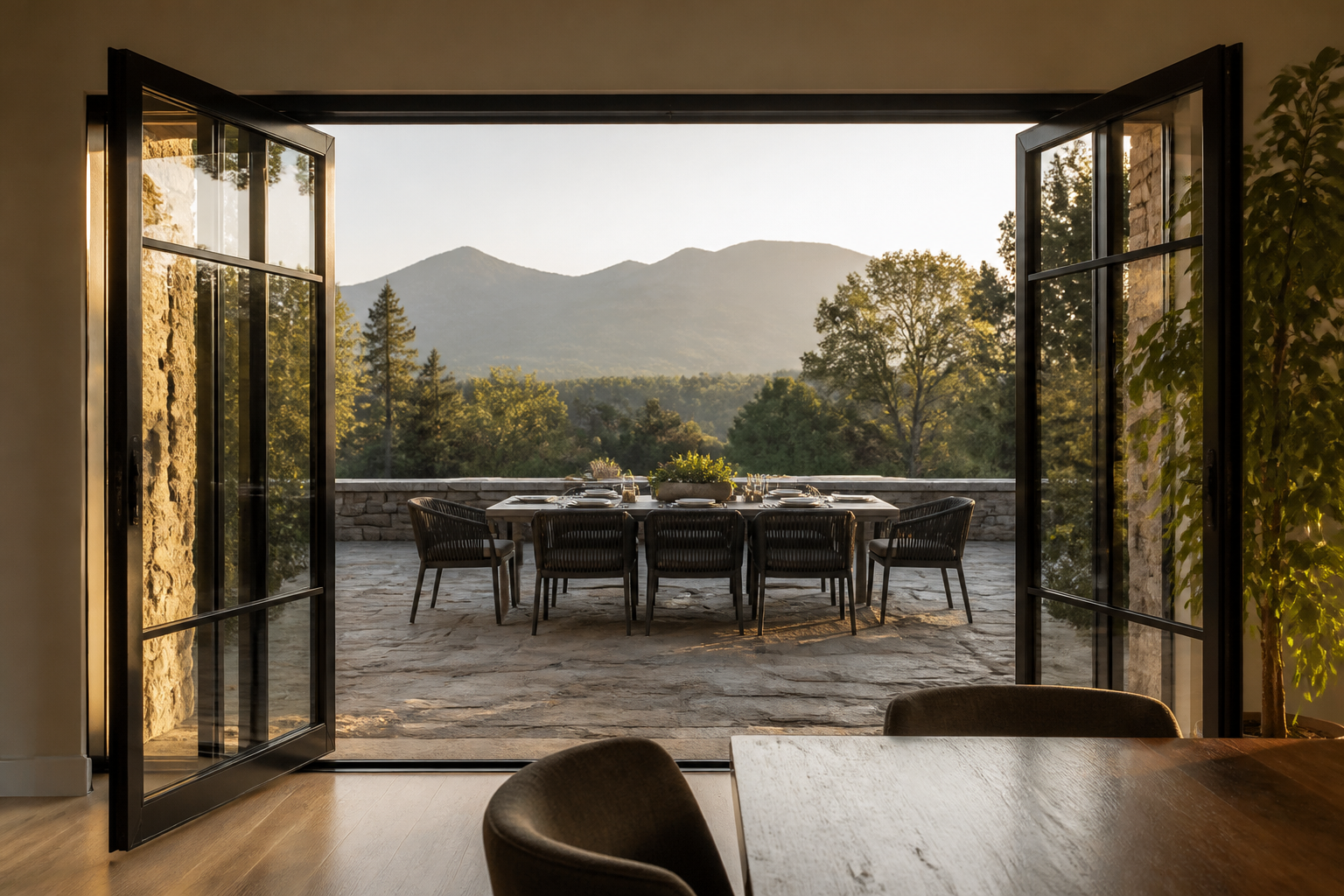 VLX 100 Double Swing / French Door in Pasadena, CA | Juniper Windows Pasadena - detail 6