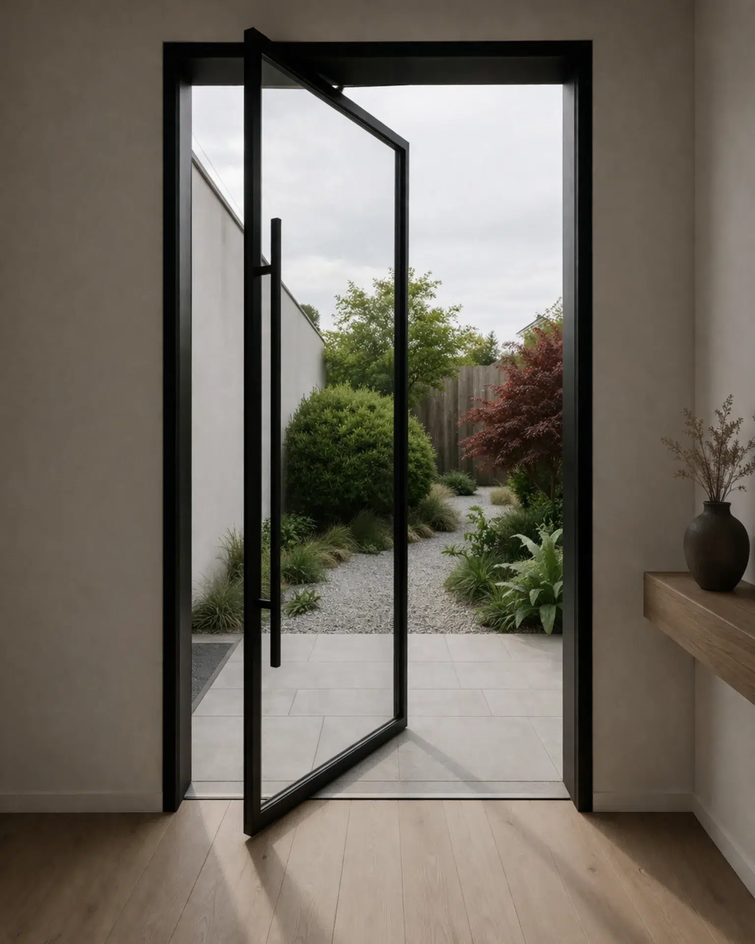 VLX 100 Pivot Door in Pasadena, CA | Juniper Windows Pasadena - detail 1