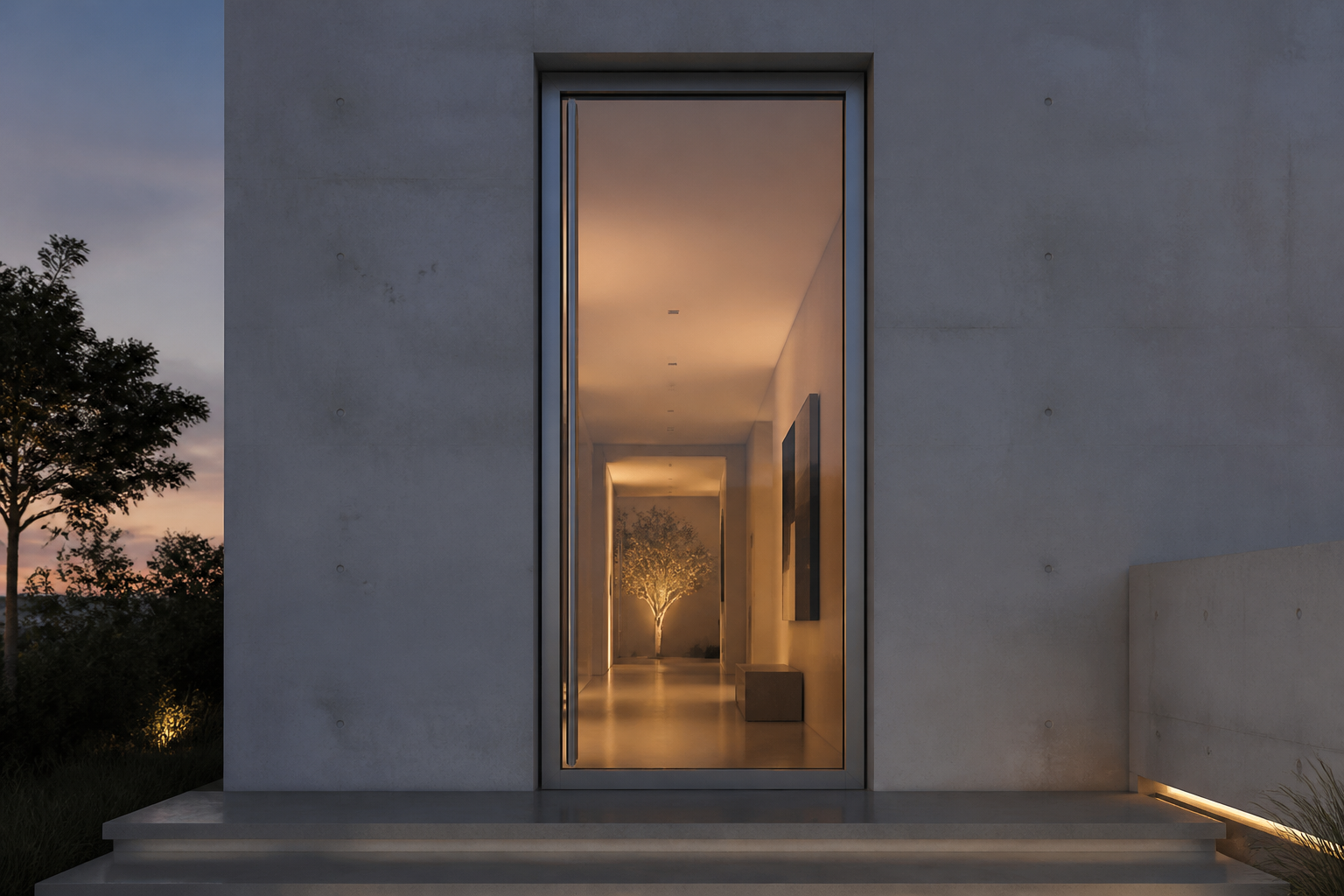 VLX 100 Pivot Door in Pasadena, CA | Juniper Windows Pasadena - detail 2